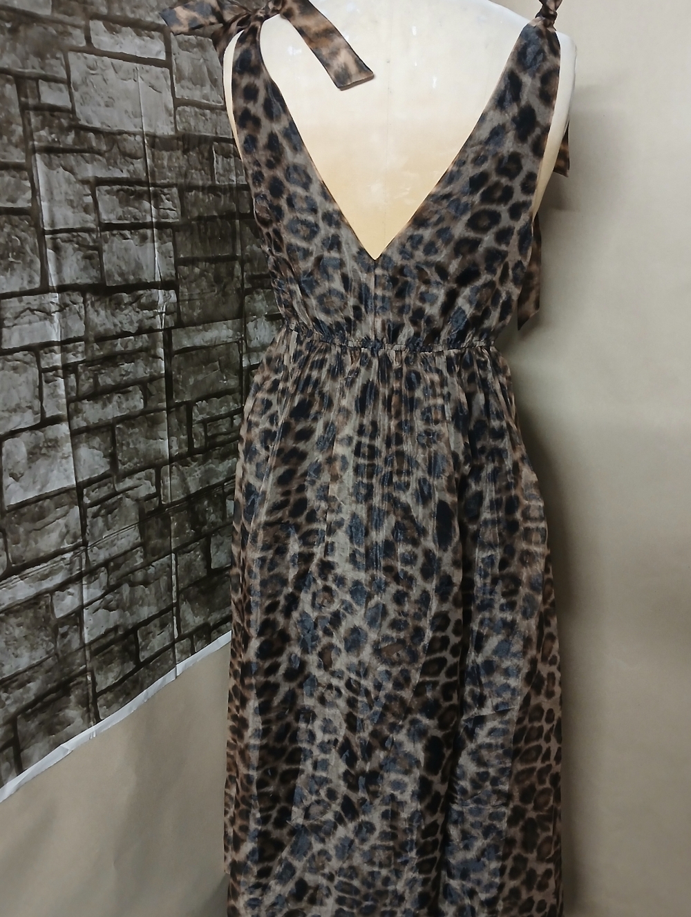 Daniel Rainn Anthropologie Women's Black/Brown Dress. - Picture 7 of 11